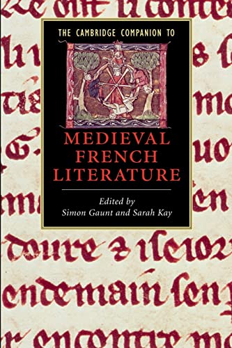 9780521679756: The Cambridge Companion to Medieval French Literature (Cambridge Companions to Literature)