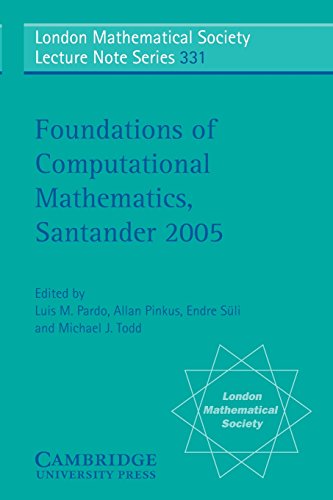 Stock image for Foundations of Computational Mathematics, Santander 2005 (London Mathematical Society Lecture Note Series, Series Number 331) for sale by PAPER CAVALIER US