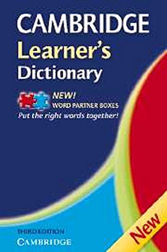 Imagen de archivo de Cambridge Learner's Dictionary a la venta por WorldofBooks
