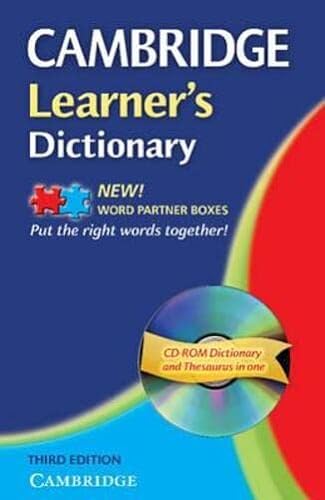 9780521682022: Cambridge learner's dictionary. Intermediate to upper intermediate. Con CD-ROM