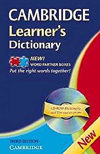 Stock image for Cambridge Learner's Dictionary with CD-ROM for sale by PAPER CAVALIER US