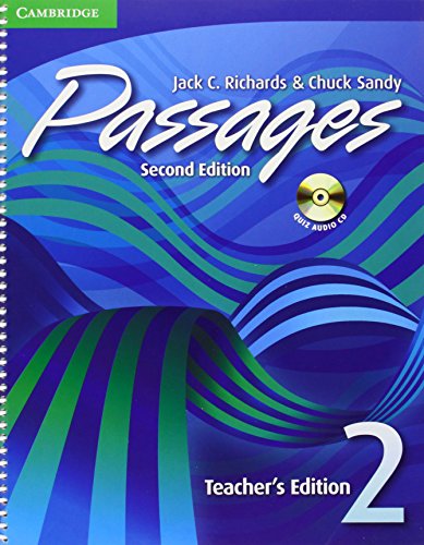 9780521683920: Passages Level 2 Teacher's Edition with Audio CD 2nd Edition: An upper-level multi-skills course