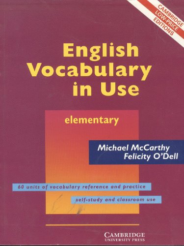 9780521684316: English Vocabulary In Use Elementary With Answers