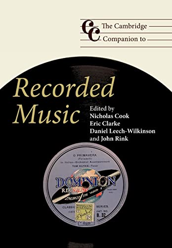 9780521684613: The Cambridge Companion to Recorded Music (Cambridge Companions to Music)