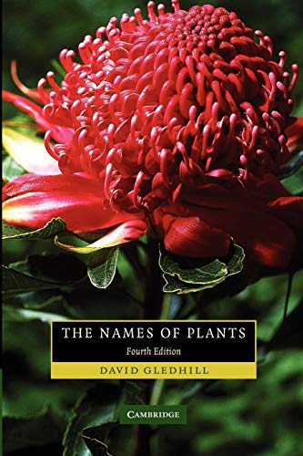 9780521685535: The Names of Plants