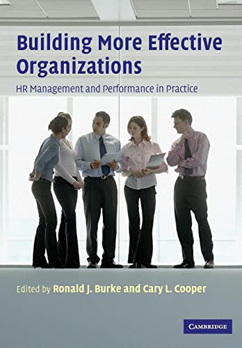 Beispielbild fr Building More Effective Organizations: Hr Management And Performance In Practice zum Verkauf von AwesomeBooks