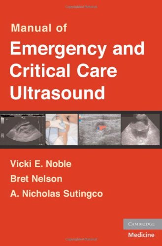 Imagen de archivo de Manual of Emergency and Critical Care Ultrasound a la venta por AwesomeBooks