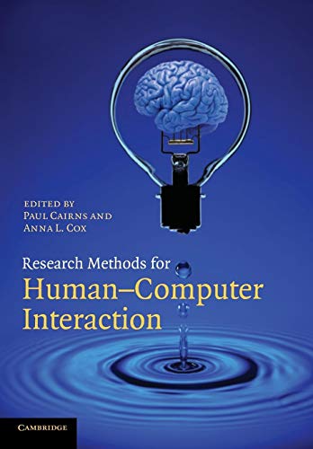 Beispielbild fr Research Methods for Human-Computer Interaction zum Verkauf von WorldofBooks