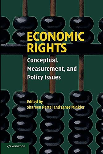 9780521690829: Economic Rights: Conceptual, Measurement, And Policy Issues