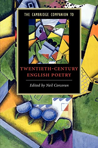 Imagen de archivo de The Cambridge Companion to Twentieth-Century English Poetry (Cambridge Companions to Literature) a la venta por Open Books