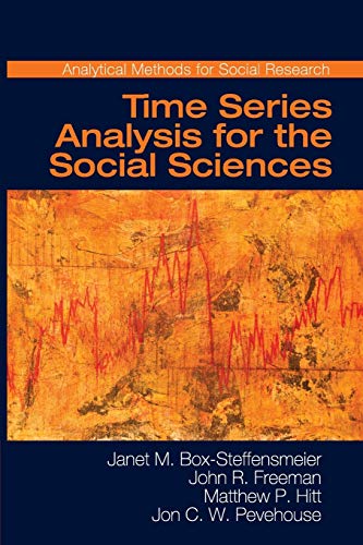 Imagen de archivo de Time Series Analysis for the Social Sciences (Analytical Methods for Social Research) a la venta por BooksRun