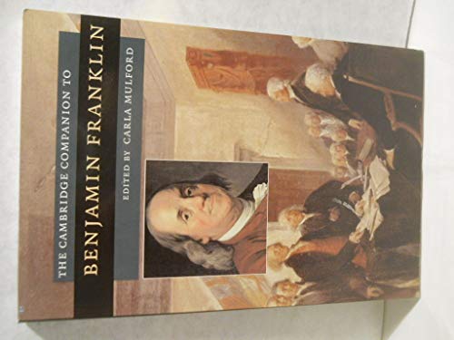 Beispielbild fr The Cambridge Companion to Benjamin Franklin (Cambridge Companions to American Studies) zum Verkauf von SecondSale