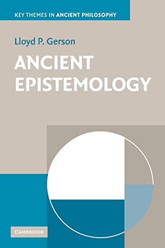 9780521691895: Ancient Epistemology Paperback (Key Themes in Ancient Philosophy)