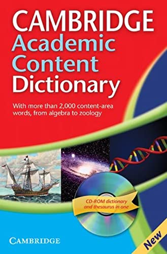 Beispielbild fr Cambridge Academic Content Dictionary Reference Book with CD-ROM zum Verkauf von ThriftBooks-Dallas