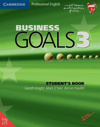 9780521692762: Business Goals 3 Student's Book Bahrain Edition