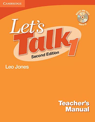 Imagen de archivo de Lets Talk Level 1 Teachers Manual with Audio CD (Lets Talk Second Edition) a la venta por Zoom Books Company