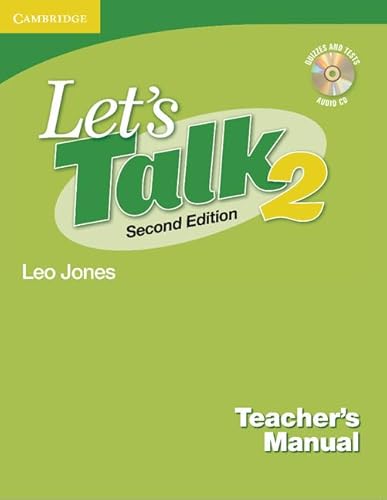 Stock image for Let's Talk Level 2 Teacher's Manual 2 with Audio CD for sale by SecondSale