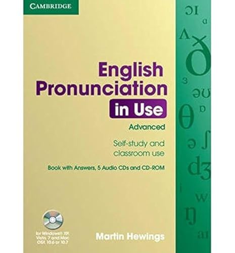 9780521693769: English Pronunciation in Use Advanced with Answers, Audio CDs and CD-ROM: With answers, 5 Audio CDs and 1 CD-Rom (CAMBRIDGE)