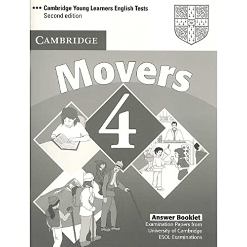 Stock image for Cambridge Young Learners English Tests Movers 4 Answer Booklet: Examination Papers from the University of Cambridge ESOL Examinations for sale by Orbiting Books