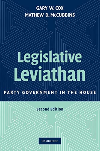 Beispielbild fr Legislative Leviathan : Party Government in the House zum Verkauf von Better World Books: West