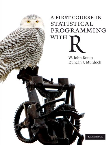 Stock image for A First Course in Statistical Programming with R for sale by Wonder Book