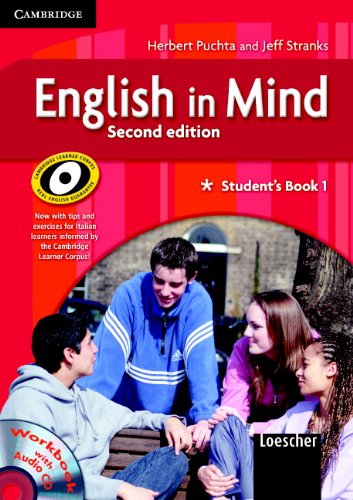 9780521695718: English in Mind Level 1 Student's Book and Workbook with Audio CD and Companion Book Italian Edition