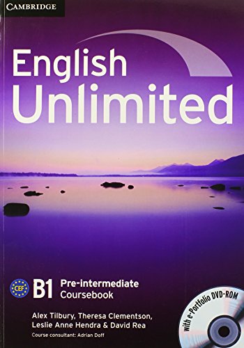 Imagen de archivo de English Unlimited Pre-Intermediate Coursebook a la venta por WorldofBooks