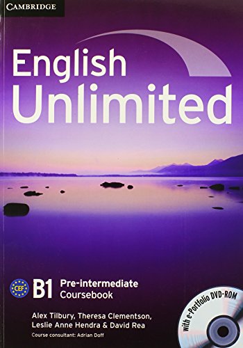 Stock image for English Unlimited Pre-intermediate Coursebook with e-Portfolio for sale by bmyguest books