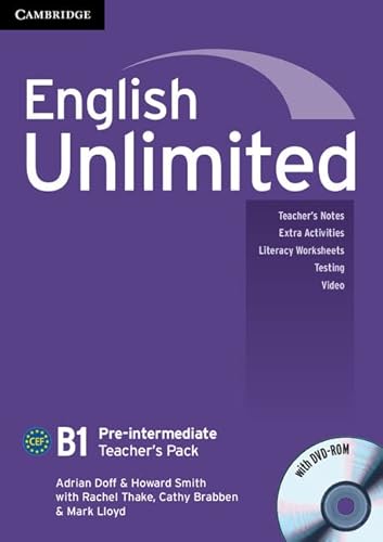 Stock image for English Unlimited Pre-Intermediate Teacher's Pack (Teacher's Book with DVD-ROM) for sale by medimops