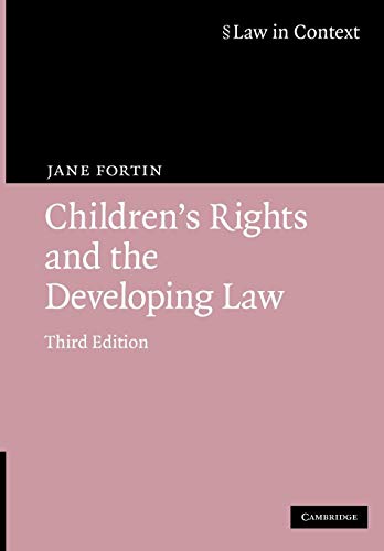 Stock image for Children's Rights and the Developing Law (Law in Context) for sale by Anybook.com