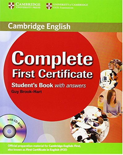 Beispielbild fr Complete First Certificate Student's Book with answers with CD-ROM: Student's Book with Answers and CD-ROM zum Verkauf von WorldofBooks