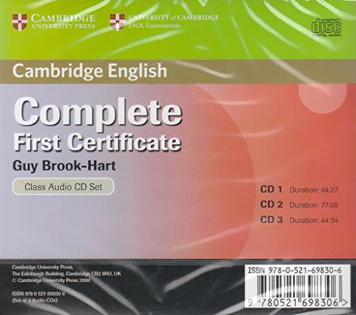 9780521698306: Complete First Certificate Class Audio CD Set