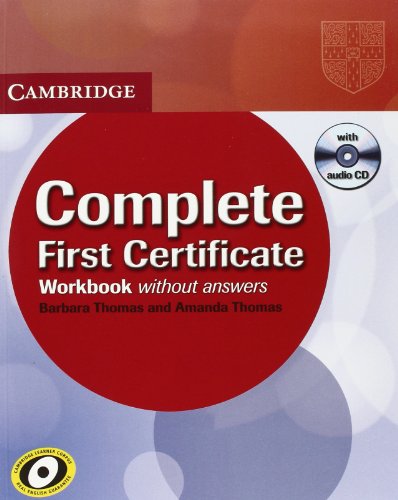 9780521698313: Complete First Certificate Workbook with Audio CD