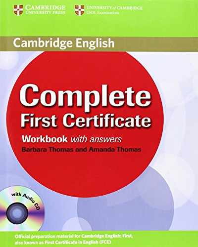 Imagen de archivo de Complete First Certificate Workbook with Answers and Audio CD a la venta por GF Books, Inc.