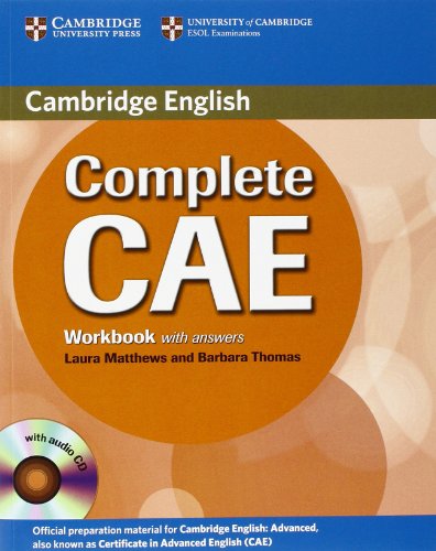 9780521698498: Complete CAE Workbook with Answers with Audio CD