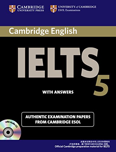 Imagen de archivo de Cambridge IELTS 5 Self-study Pack (Self-study Student's Book and Audio CDs (2) China Edition: Level 5 (IELTS Practice Tests) a la venta por WorldofBooks