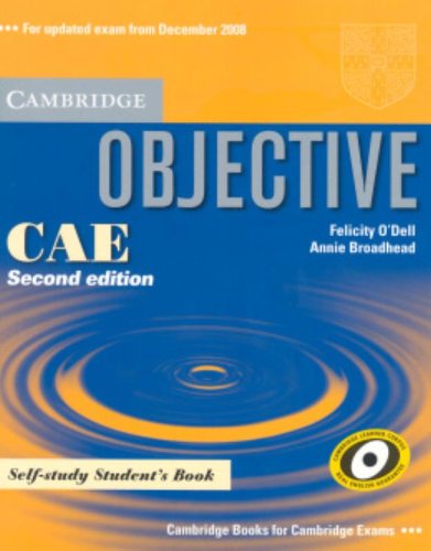 9780521700573: Objective CAE Self-study Student's Book: Self-study Book