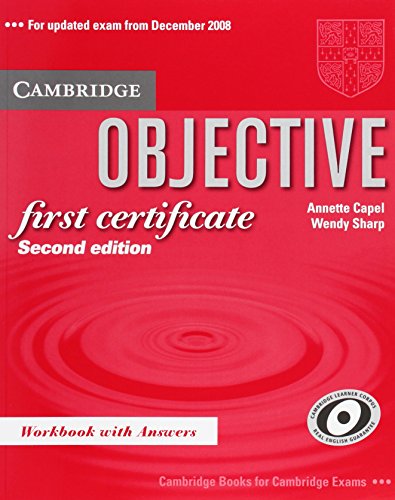 9780521700672: Objective First Certificate Workbook with answers 2nd Edition (SIN COLECCION)