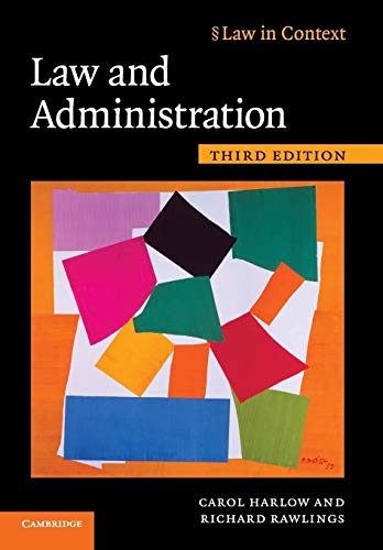 Imagen de archivo de Law and Administration (Law in Context) a la venta por WorldofBooks