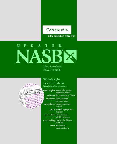 9780521702645: NASB Wide Margin Reference Bible, Black French Morocco Leather, NS743:XRM