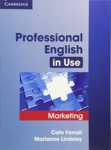 9780521702690: Professional English in Use Marketing with Answers - 9780521702690: Book with answers (CAMBRIDGE)