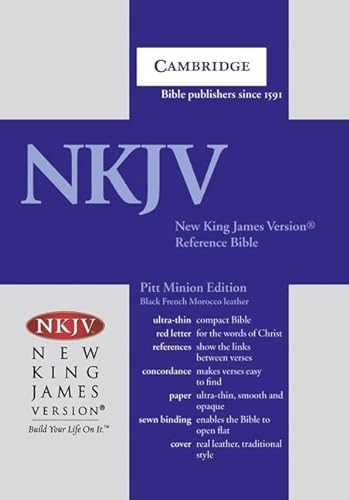 9780521706216: NKJV Pitt Minion Reference Bible, Black Goatskin Leather, Red-letter Text, NK446:XR: New King James Version, Black, Goatskin Leather, Pitt Minion Reference Edition