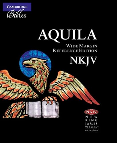 9780521706230: NKJV Aquila Wide Margin Reference Bible, Black Goatskin Leather Edge-lined, Red-letter Text, NK746:XRME: New King James Version, Black, Goatskin, Wide Margin Reference Bible