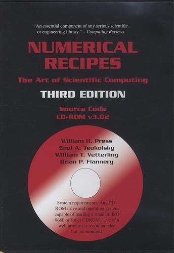 Stock image for Numerical Recipes Source Code CD-ROM 3rd Edition: The Art of Scientific Computing (CD-ROM) for sale by Revaluation Books