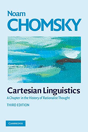 9780521708173: Cartesian Linguistics 3rd Edition Paperback: A Chapter in the History of Rationalist Thought