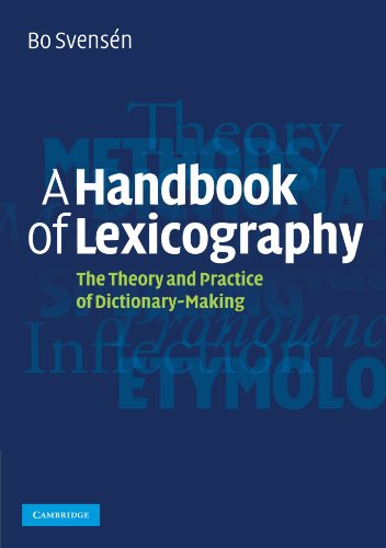 9780521708241: A Handbook of Lexicography: The Theory and Practice of Dictionary-Making