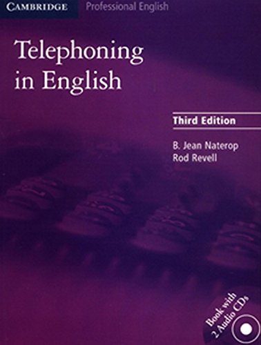 9780521708937: Telephoning in English Book with 2 ACDs, 3rd Edition [Paperback] NATEROP
