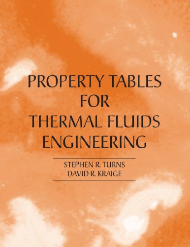 Imagen de archivo de Property Tables for Thermal Fluids Engineering : SI and U.S. Customary Units a la venta por Better World Books