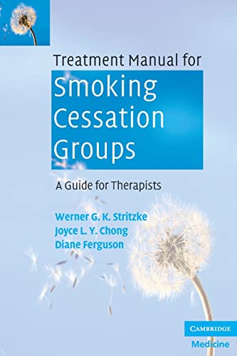 9780521709255: Treatment Manual for Smoking Cessation Groups Paperback: A Guide for Therapists