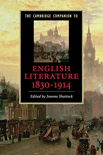 Stock image for The cambridge companion to english literature, 1830-1914 (Cambridge Companions to Literature) for sale by Chiron Media